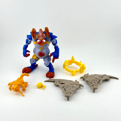 TMNT bat-like action figure with accessories on white background. 