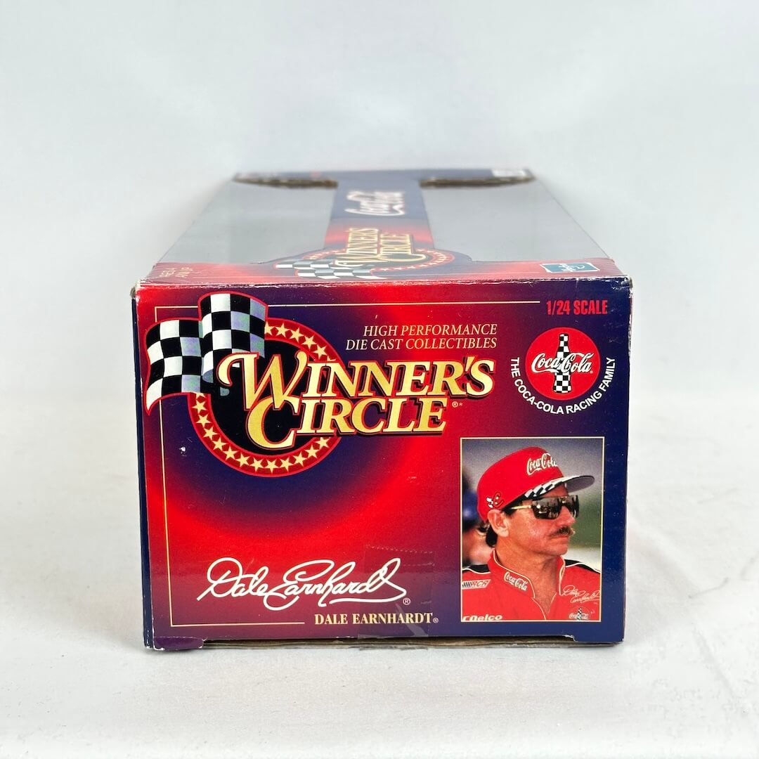 Winner's Circle Dale Earnhardt die cast collectible packaging on a white background