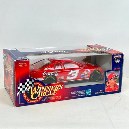 Model car in a 'Winner's Circle' box on a white background