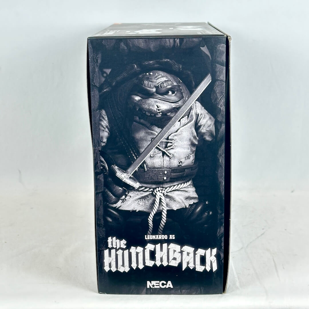 Boxed figure of a character from 'The Hunchback' with NECA branding on a white background
