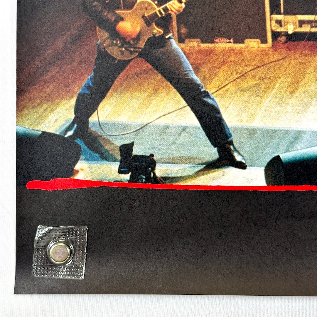 Bottom left corner of poster in good condition. 