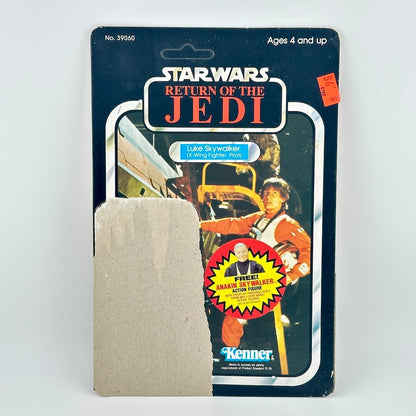 Vintage Star Wars action figure packaging with 'Return of the Jedi' branding on a white background.