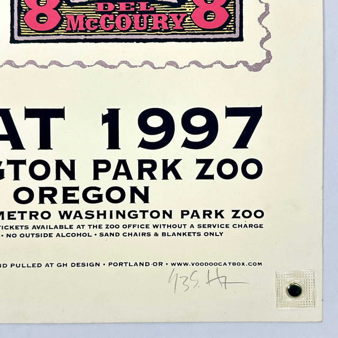 Bottom right corner of poster in mint condition. 